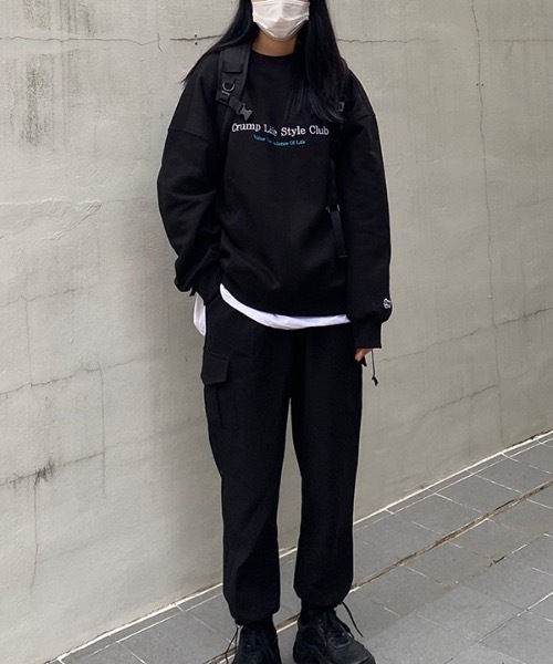 crump（クランプ）の「【crump 】2トーン ライフスタイルクラブスウェットシャツ（スウェット・レディース・ブラック/ネイビー/オレンジ・MEDIUM/LARGE/X-LARGE）」の6枚目の写真