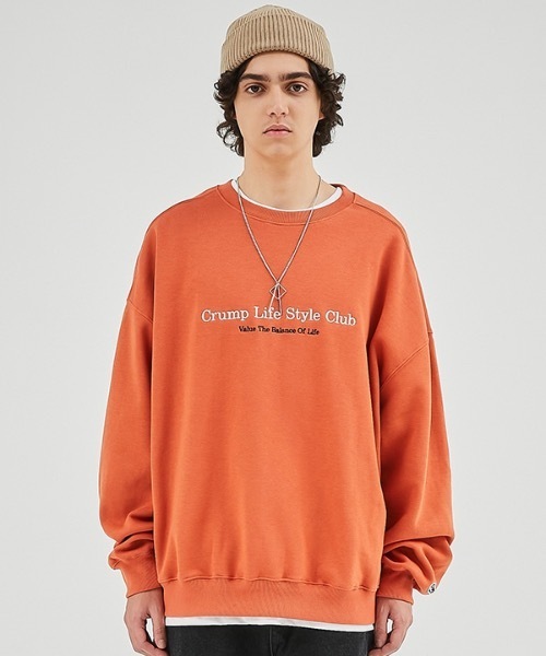 crump（クランプ）の「【crump 】2トーン ライフスタイルクラブスウェットシャツ（スウェット・レディース・ブラック/ネイビー/オレンジ・MEDIUM/LARGE/X-LARGE）」の9枚目の写真