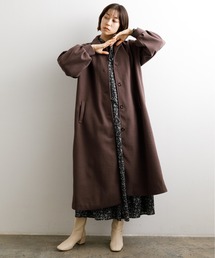 koe | ロング丈後ろタックコート*(チェスターコート)