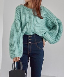 Heather（ヘザー）の「モヘアライクショートニットカーディガン　255600（カーディガン/ボレロ・レディース）」