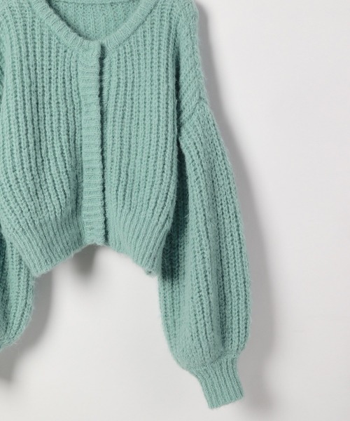 Heather（ヘザー）の「モヘアライクショートニットカーディガン 255600