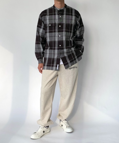 BROOKLYN OVERALL（ブルックリンオーバーオール）の「スウェットパンツ（スウェットパンツ・メンズ・カーキ/ベージュ/トップグレー・MEDIUM/LARGE）」の7枚目の写真