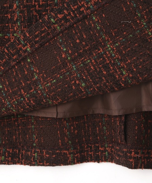 N.（N. Natural Beauty Basic）（エヌエヌナチュラルビューティーベーシック）の「◆ロービングツイードジャンパースカート（ジャンパースカート・レディース・ネイビー/ブラウン・MEDIUM）」の15枚目の写真