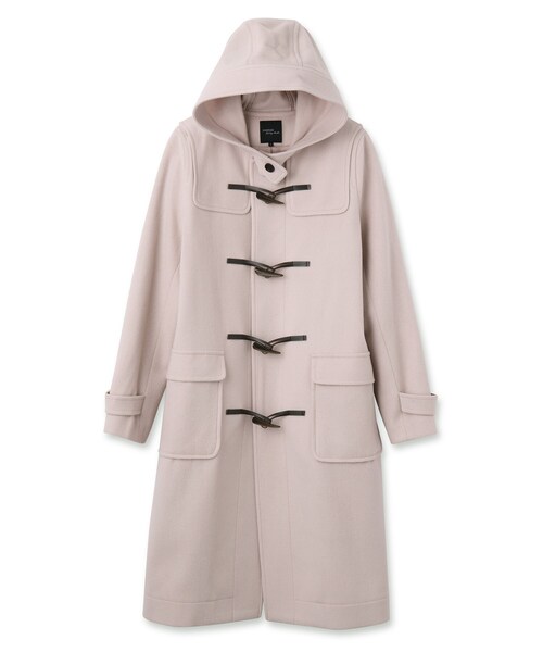 UNTITLED（アンタイトル）の「◆ラムウールビーバーダッフルコート（ダッフルコート・レディース・ライトベージュ/ダークオレンジ/パープル系/ネイビー・02/03/01）」の14枚目の写真