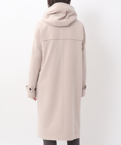 UNTITLED（アンタイトル）の「◆ラムウールビーバーダッフルコート（ダッフルコート・レディース・ライトベージュ/ダークオレンジ/パープル系/ネイビー・02/03/01）」の8枚目の写真