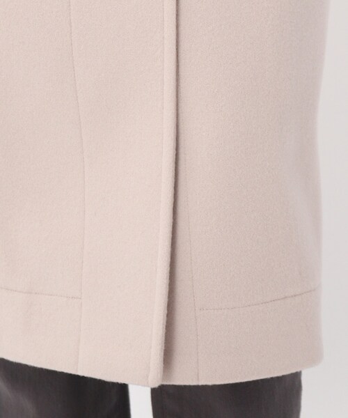 UNTITLED（アンタイトル）の「◆ラムウールビーバーダッフルコート（ダッフルコート・レディース・ライトベージュ/ダークオレンジ/パープル系/ネイビー・02/03/01）」の17枚目の写真