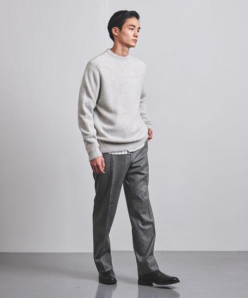 UNITED ARROWS（ユナイテッドアローズ）の「＜UNITED ARROWS＞ ヘリンボーン ストレート ノープリーツ（スラックス・メンズ・ダークグレー・S/XL/M/L）」の7枚目の写真