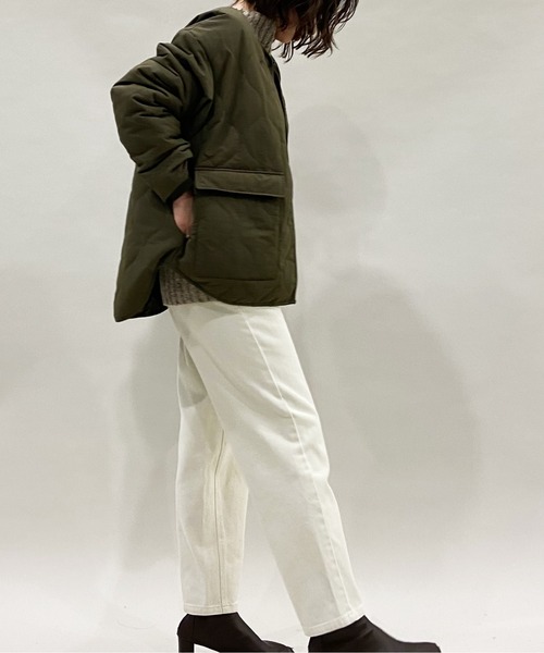 AZUL ENCANTO（アズールエンカント）の「キルティングブルゾン（ブルゾン・レディース・ブラック/カーキ・FREE）」の14枚目の写真