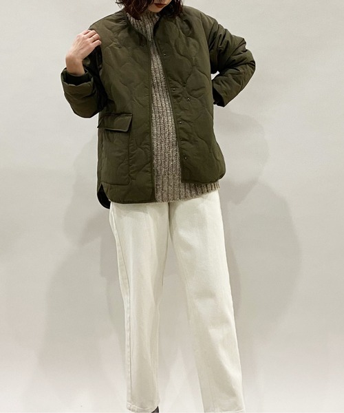 AZUL ENCANTO（アズールエンカント）の「キルティングブルゾン（ブルゾン・レディース・ブラック/カーキ・FREE）」の6枚目の写真