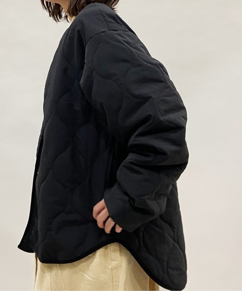 AZUL ENCANTO（アズールエンカント）の「キルティングブルゾン（ブルゾン・レディース・ブラック/カーキ・FREE）」の15枚目の写真