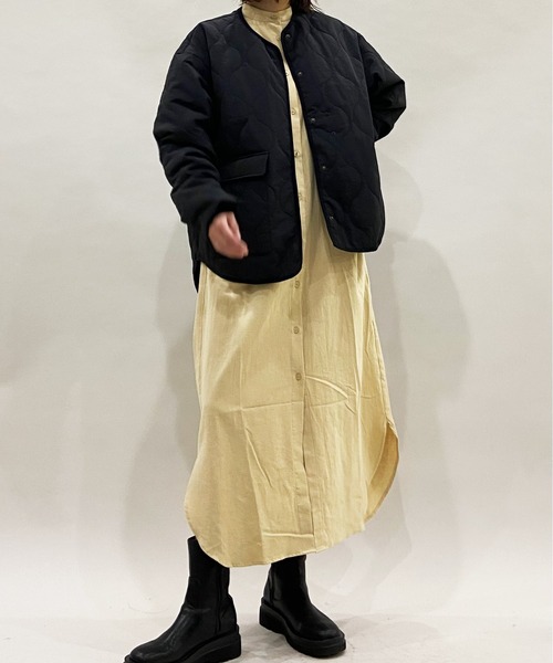 AZUL ENCANTO（アズールエンカント）の「キルティングブルゾン（ブルゾン・レディース・ブラック/カーキ・FREE）」の20枚目の写真