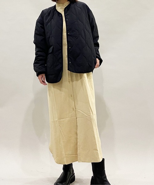 AZUL ENCANTO（アズールエンカント）の「キルティングブルゾン（ブルゾン・レディース・ブラック/カーキ・FREE）」の18枚目の写真