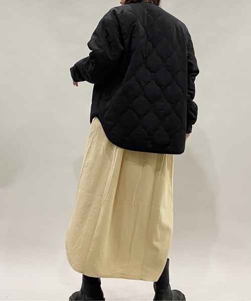 キルティングブルゾン