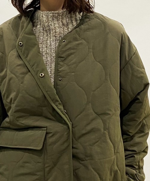 AZUL ENCANTO（アズールエンカント）の「キルティングブルゾン（ブルゾン・レディース・ブラック/カーキ・FREE）」の19枚目の写真