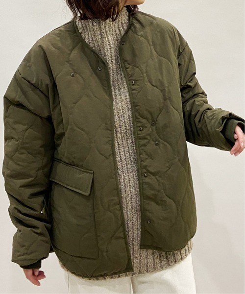 AZUL ENCANTO（アズールエンカント）の「キルティングブルゾン（ブルゾン・レディース・ブラック/カーキ・FREE）」の21枚目の写真