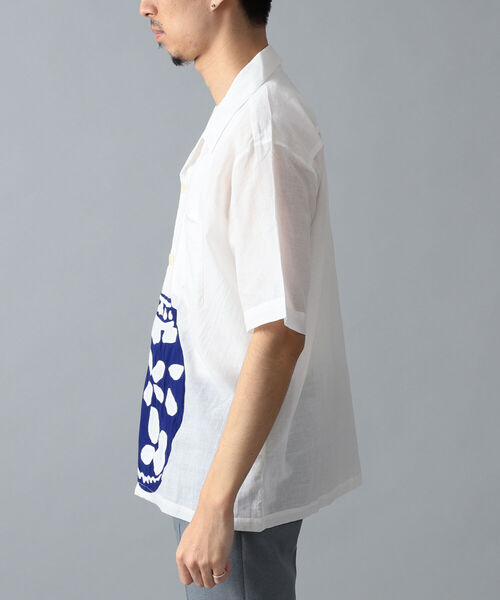mii(ミー)の「mii × International Gallery BEAMS / 別注 VASE オープンカラーシャツ(シャツ/ブラウス・メンズ・ホワイト・LARGE/SMALL/MEDIUM)」の4枚目の写真
