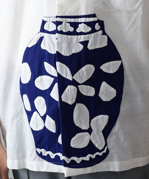 mii(ミー)の「mii × International Gallery BEAMS / 別注 VASE オープンカラーシャツ(シャツ/ブラウス・メンズ・ホワイト・LARGE/SMALL/MEDIUM)」の7枚目の写真