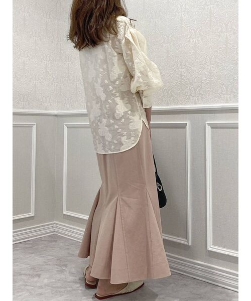 dazzlin（ダズリン）の「アソートリラックスシャツ（シャツ/ブラウス・レディース・パープル/アイボリー/グリーン・FREE）」の14枚目の写真