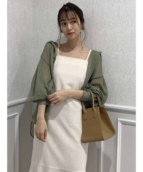 dazzlin（ダズリン）の「アソートリラックスシャツ（シャツ/ブラウス・レディース・パープル/アイボリー/グリーン・FREE）」の9枚目の写真