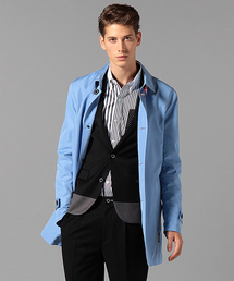 GUILD PRIME | 【GUILD PRIME】MENS 花粉プロテクトコート(ステンカラーコート)