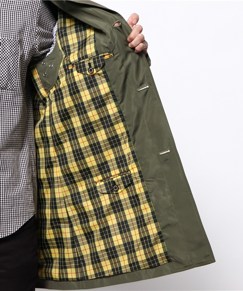GUILD PRIME（ギルドプライム）の「【GUILD PRIME】MENS 花粉プロテクトコート（ステンカラーコート・メンズ・カーキ/ライトブルー・MEDIUM/SMALL/LARGE）」の14枚目の写真