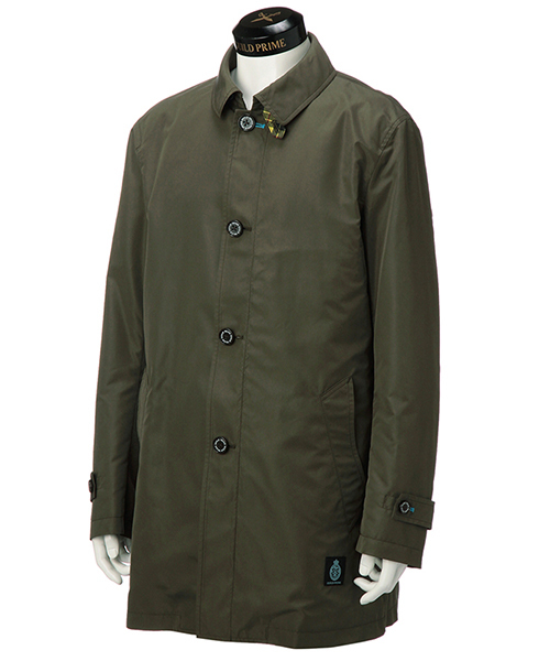 GUILD PRIME（ギルドプライム）の「【GUILD PRIME】MENS 花粉プロテクトコート（ステンカラーコート・メンズ・カーキ/ライトブルー・MEDIUM/SMALL/LARGE）」の5枚目の写真