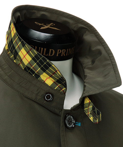 GUILD PRIME（ギルドプライム）の「【GUILD PRIME】MENS 花粉プロテクトコート（ステンカラーコート・メンズ・カーキ/ライトブルー・MEDIUM/SMALL/LARGE）」の8枚目の写真