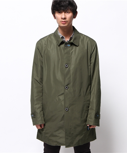 GUILD PRIME（ギルドプライム）の「【GUILD PRIME】MENS 花粉プロテクトコート（ステンカラーコート・メンズ・カーキ/ライトブルー・MEDIUM/SMALL/LARGE）」の11枚目の写真