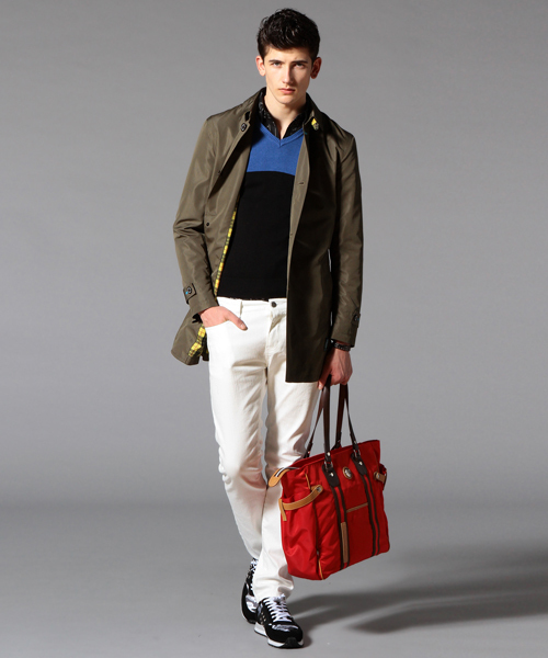 GUILD PRIME（ギルドプライム）の「【GUILD PRIME】MENS 花粉プロテクトコート（ステンカラーコート・メンズ・カーキ/ライトブルー・MEDIUM/SMALL/LARGE）」の21枚目の写真