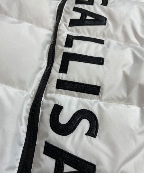 GALLIS ADDICTION（ガリスアディクション）の「GA LOGO FELLEX JKT/ロゴ ジャケット（ダウンジャケット/コート・メンズ・ブラック/ホワイト・L/M）」の6枚目の写真