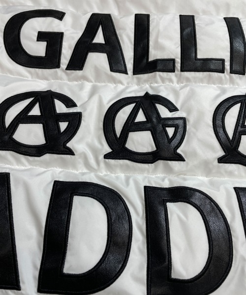 GALLIS ADDICTION（ガリスアディクション）の「GA LOGO FELLEX JKT/ロゴ ジャケット（ダウンジャケット/コート・メンズ・ブラック/ホワイト・L/M）」の10枚目の写真
