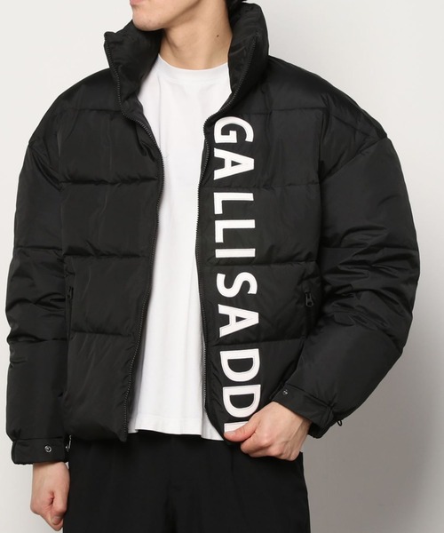 GALLIS ADDICTION（ガリスアディクション）の「GA LOGO FELLEX JKT/ロゴ ジャケット（ダウンジャケット/コート・メンズ・ブラック/ホワイト・L/M）」の11枚目の写真