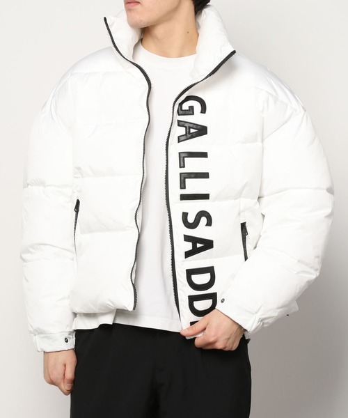 GALLIS ADDICTION（ガリスアディクション）の「GA LOGO FELLEX JKT/ロゴ ジャケット（ダウンジャケット/コート・メンズ・ブラック/ホワイト・L/M）」の13枚目の写真