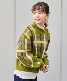 cepo | チェックジャガードニット(ニット/セーター)