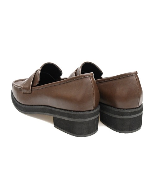 sango（sango）の「スクエアトゥコインローファー（ローファー・レディース・ホワイト/ブラック/ダークブラウン/ブラック系その他・LL/S/M/L）」の9枚目の写真