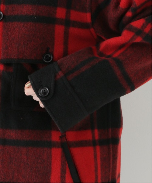 Johnson Woolen Mills(ジョンソンウーレンミルズ)の「【JOHNSON WOOLEN MILLS】OLIVE LABEL チェックデイジャケット(ブルゾン・レディース・レッド/カーキ・MEDIUM/LARGE)」の13枚目の写真