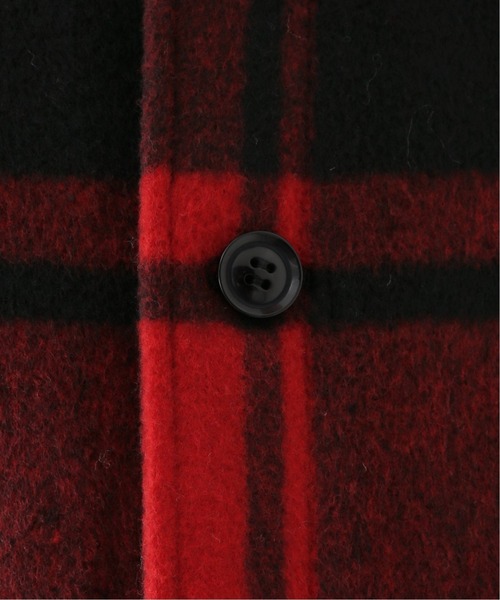 Johnson Woolen Mills(ジョンソンウーレンミルズ)の「【JOHNSON WOOLEN MILLS】OLIVE LABEL チェックデイジャケット(ブルゾン・レディース・レッド/カーキ・MEDIUM/LARGE)」の16枚目の写真