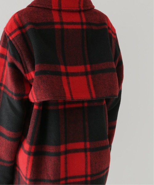 Johnson Woolen Mills(ジョンソンウーレンミルズ)の「【JOHNSON WOOLEN MILLS】OLIVE LABEL チェックデイジャケット(ブルゾン・レディース・レッド/カーキ・MEDIUM/LARGE)」の17枚目の写真