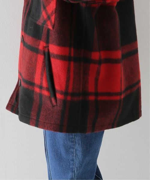 Johnson Woolen Mills(ジョンソンウーレンミルズ)の「【JOHNSON WOOLEN MILLS】OLIVE LABEL チェックデイジャケット(ブルゾン・レディース・レッド/カーキ・MEDIUM/LARGE)」の18枚目の写真