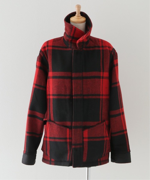 Johnson Woolen Mills(ジョンソンウーレンミルズ)の「【JOHNSON WOOLEN MILLS】OLIVE LABEL チェックデイジャケット(ブルゾン・レディース・レッド/カーキ・MEDIUM/LARGE)」の19枚目の写真