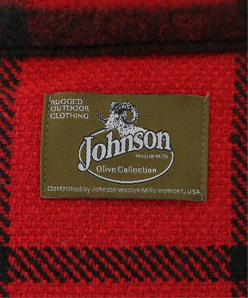 Johnson Woolen Mills(ジョンソンウーレンミルズ)の「【JOHNSON WOOLEN MILLS】OLIVE LABEL チェックデイジャケット(ブルゾン・レディース・レッド/カーキ・MEDIUM/LARGE)」の21枚目の写真
