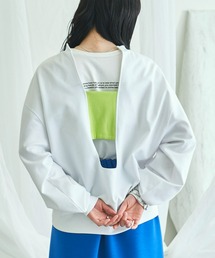 VACANCY | バックリブ2wayトレーナー(Tシャツ/カットソー)