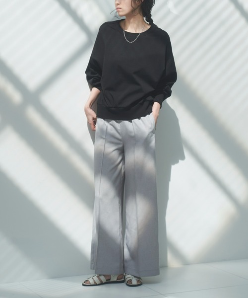 VACANCY（ヴァカンシー）の「バックリブ2wayトレーナー（Tシャツ/カットソー・レディース・ホワイト/ブラック/ピンク・FREE）」の14枚目の写真