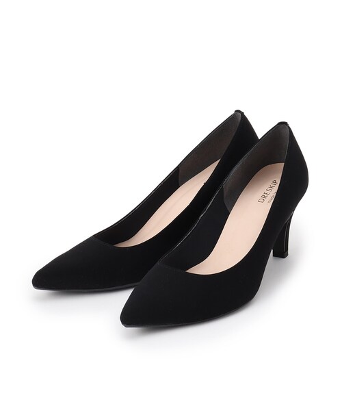 DRESKIP(ドレスキップ)の「◆【7cmヒール】セレモニーパンプス【靴のまち神戸でつくりました】(パンプス・レディース・グレー/ブラック系3・50/40/35/45/30)」の1枚目の写真