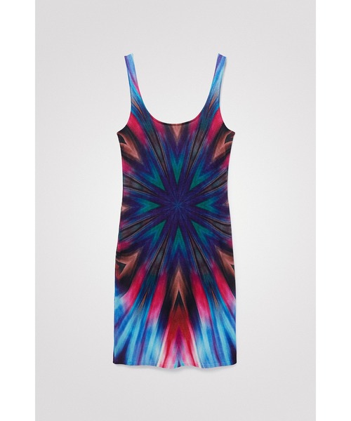 Desigual(デシグアル)の「万華鏡スタイル ニットワンピース(ワンピース・レディース・レッド・S/M/L)」の5枚目の写真