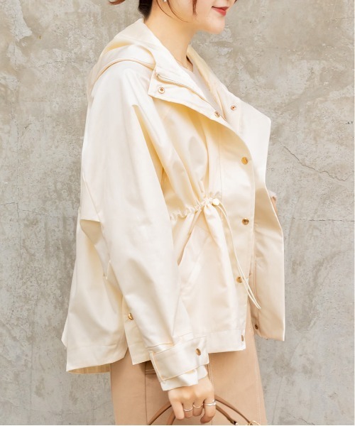 RANDA（ランダ）の「サイド釦マウンテンパーカー（マウンテンパーカー・レディース・ホワイト/ベージュ/グレイッシュベージュ・FREE）」の19枚目の写真