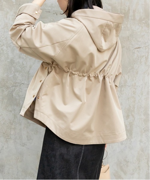 RANDA（ランダ）の「サイド釦マウンテンパーカー（マウンテンパーカー・レディース・ホワイト/ベージュ/グレイッシュベージュ・FREE）」の16枚目の写真