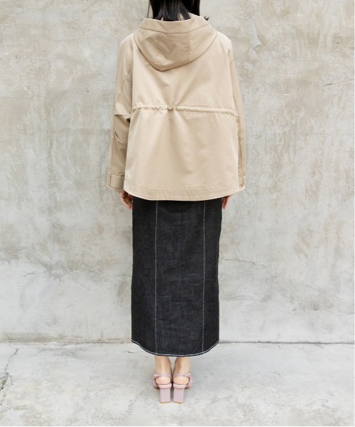 RANDA（ランダ）の「サイド釦マウンテンパーカー（マウンテンパーカー・レディース・ホワイト/ベージュ/グレイッシュベージュ・FREE）」の11枚目の写真