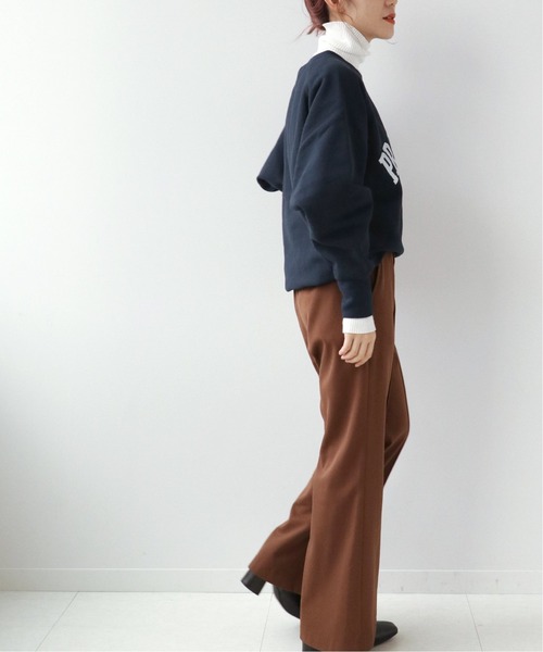 Simplicite(サンプリシテ)の「カレッジロゴスウェット2(Tシャツ/カットソー・レディース・ホワイト/ネイビー/ブルー系その他・FREE)」の10枚目の写真