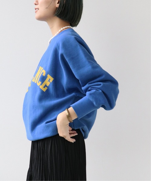 Simplicite(サンプリシテ)の「カレッジロゴスウェット2(Tシャツ/カットソー・レディース・ホワイト/ネイビー/ブルー系その他・FREE)」の14枚目の写真